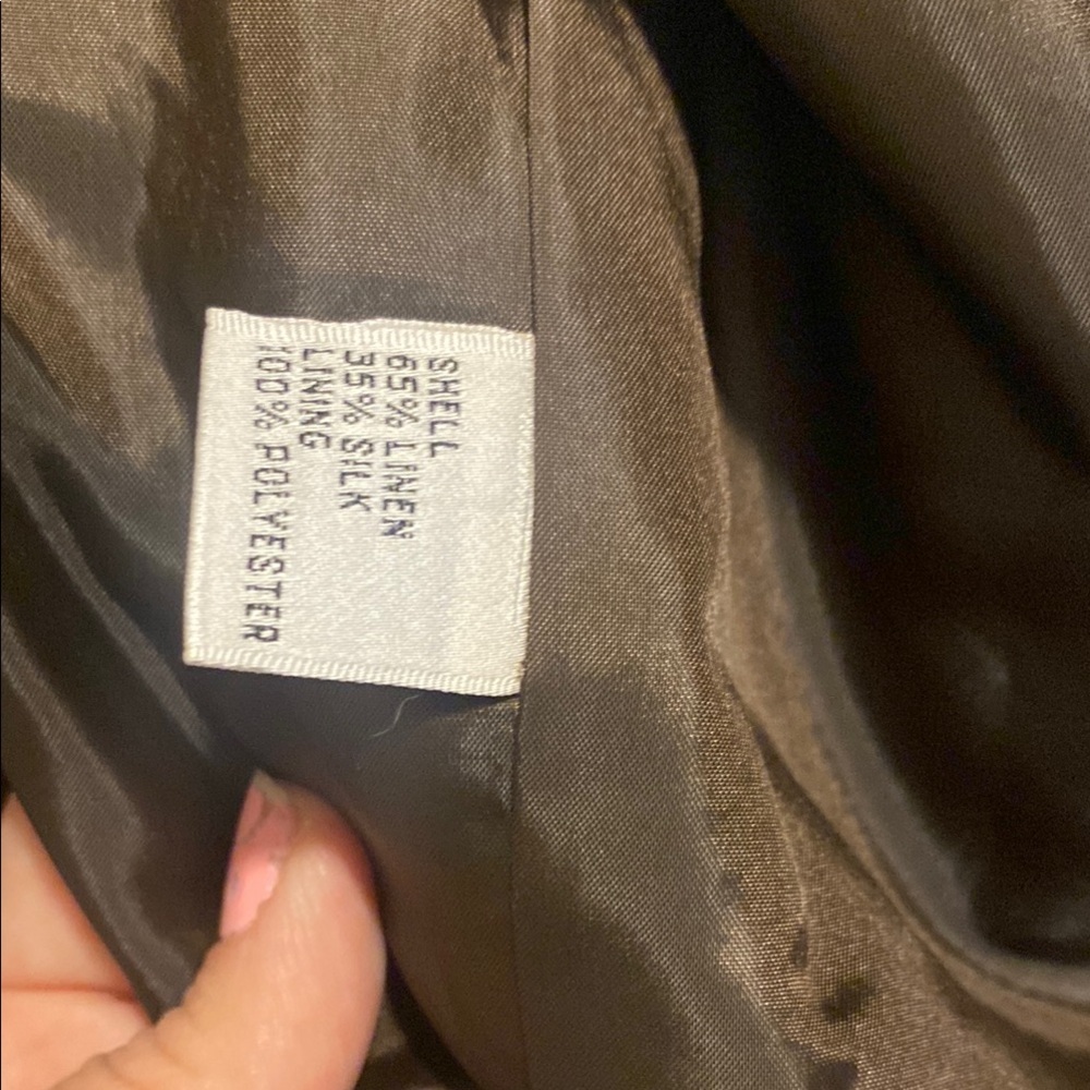 Talbots 18w Brown Button-Up Jacket - Picture 4 of 5